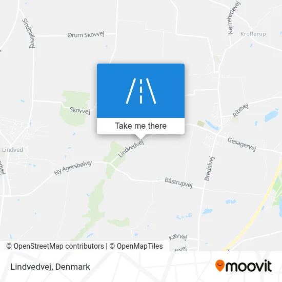 Lindvedvej map