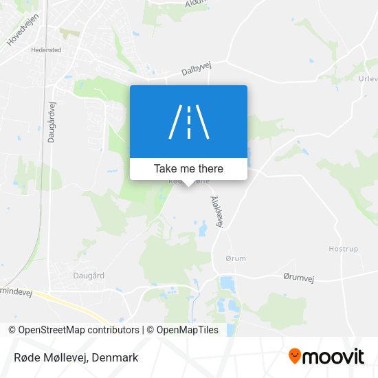 Røde Møllevej map