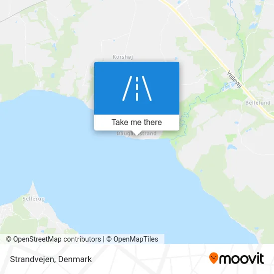 Strandvejen map