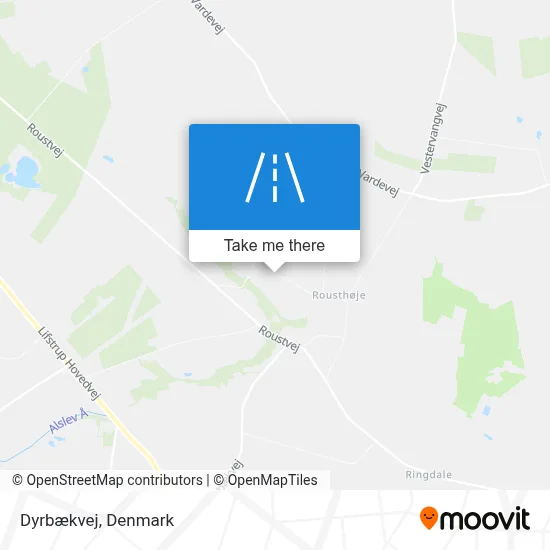 Dyrbækvej map