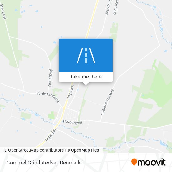 Gammel Grindstedvej map