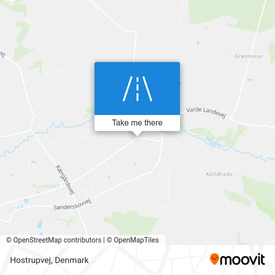 Hostrupvej map