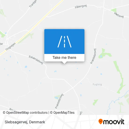 Slebsagervej map