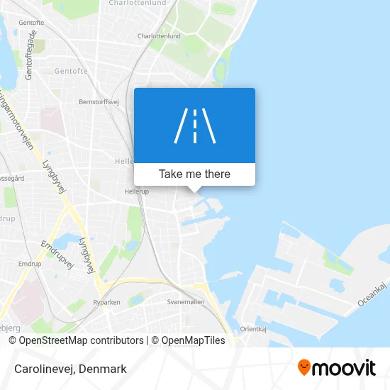 Carolinevej map
