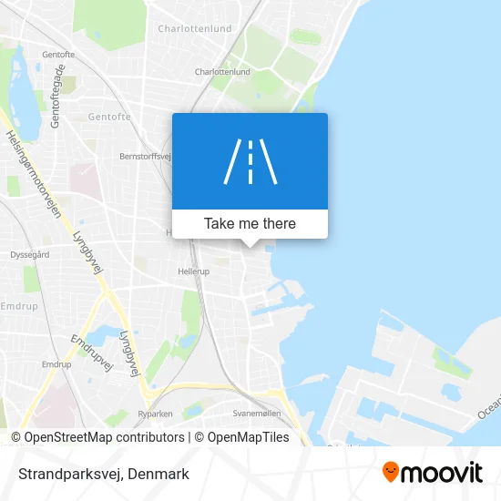 Strandparksvej map