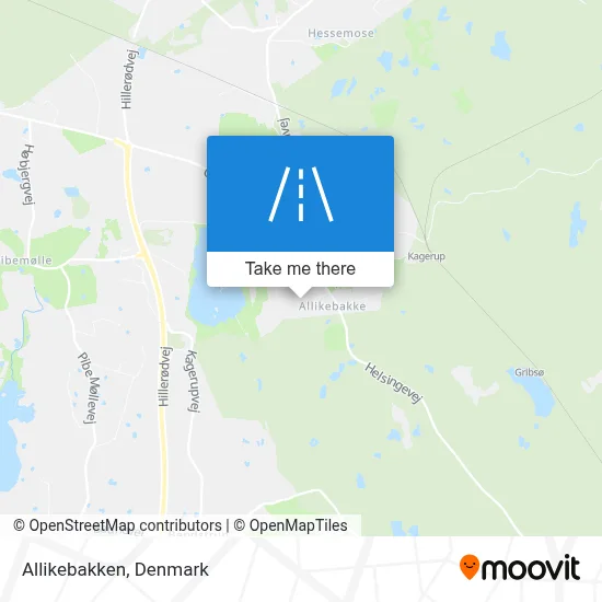 Allikebakken map