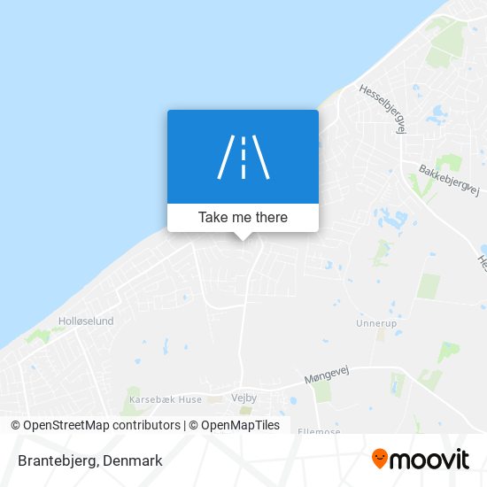 Brantebjerg map