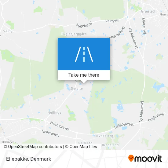 Ellebakke map