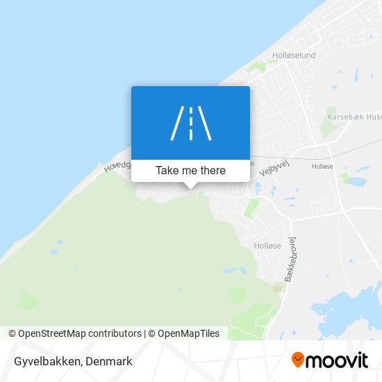 Gyvelbakken map