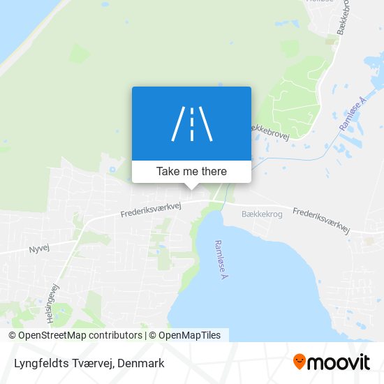 Lyngfeldts Tværvej map