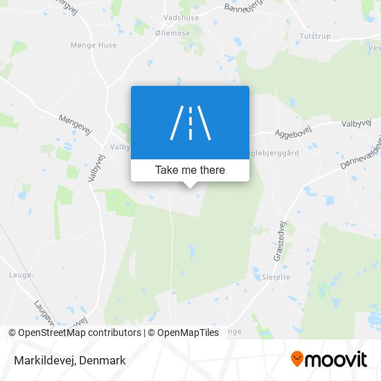 Markildevej map