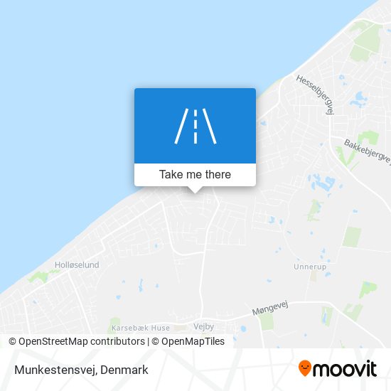 Munkestensvej map