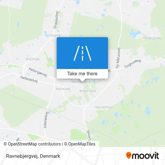 Ravnebjergvej map