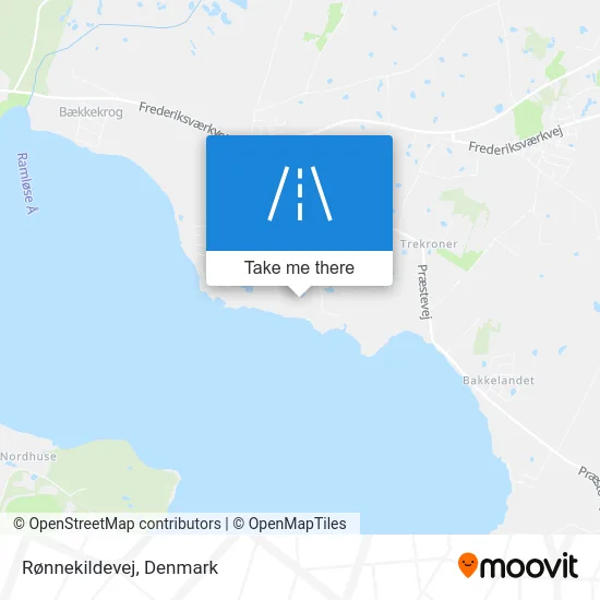 Rønnekildevej map
