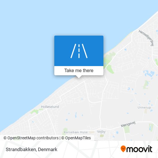 Strandbakken map