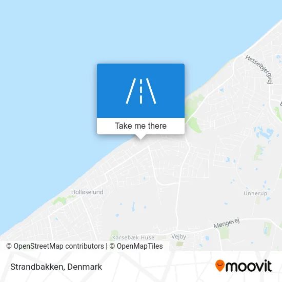 Strandbakken map