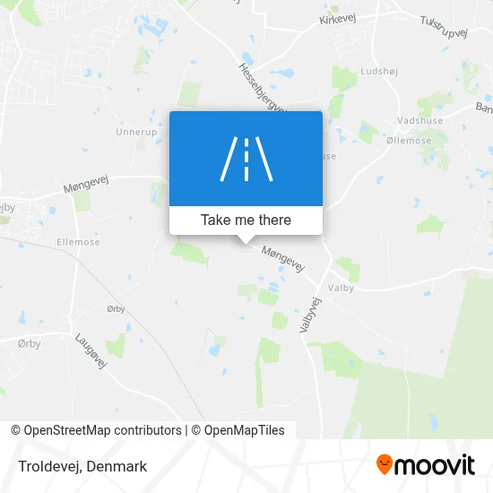 Troldevej map