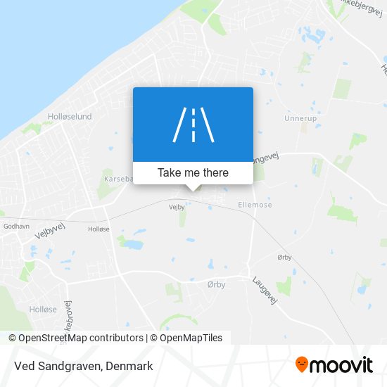 Ved Sandgraven map