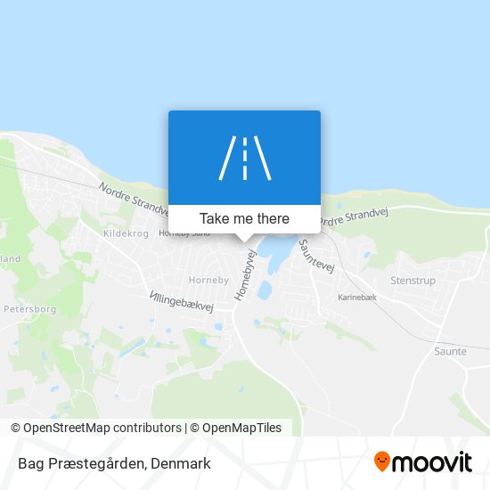 Bag Præstegården map