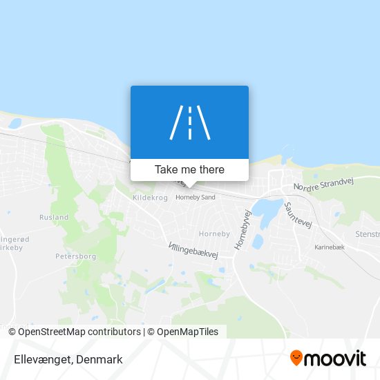 Ellevænget map