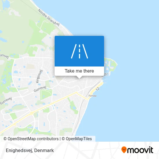 Enighedsvej map