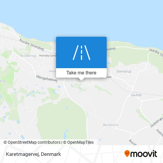 Karetmagervej map