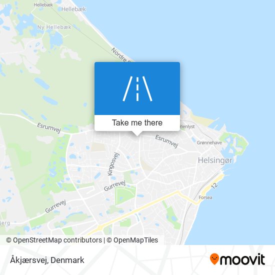 Åkjærsvej map