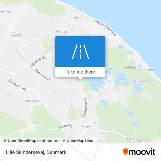 Lille Skindersøvej map
