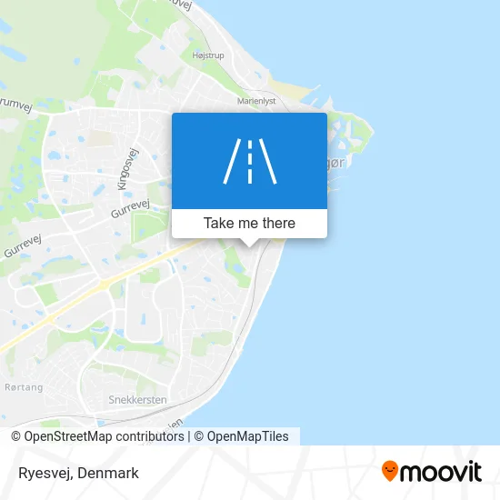 Ryesvej map
