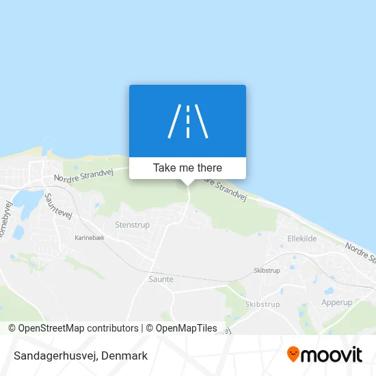Sandagerhusvej map