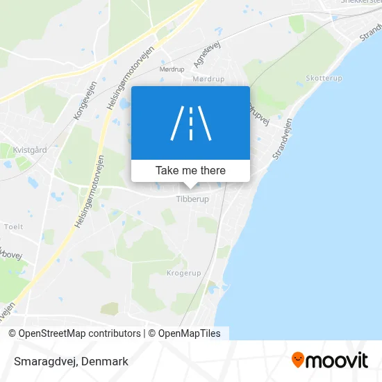 Smaragdvej map