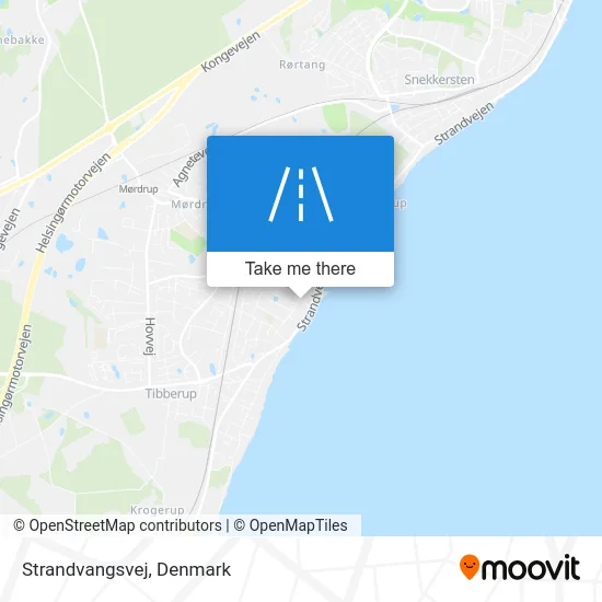Strandvangsvej map