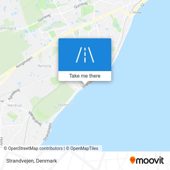 Strandvejen map