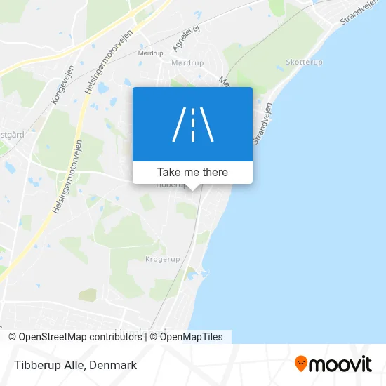 Tibberup Alle map