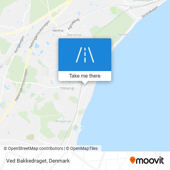 Ved Bakkedraget map