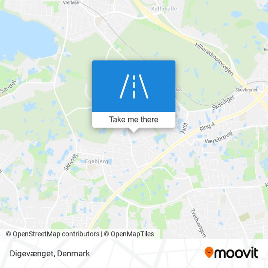 Digevænget map