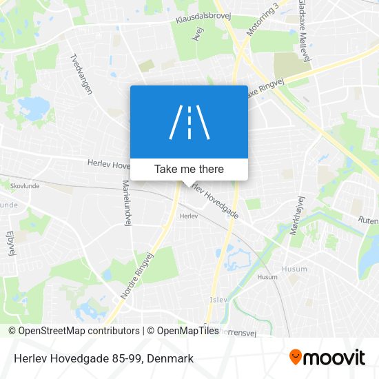 Herlev Hovedgade 85-99 map
