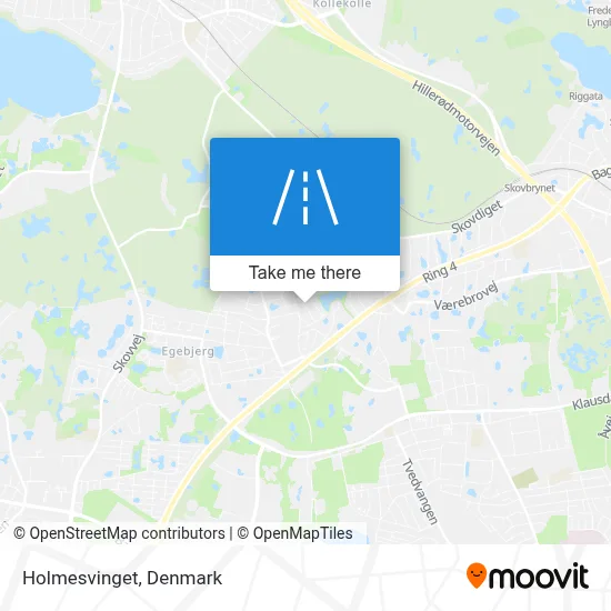 Holmesvinget map