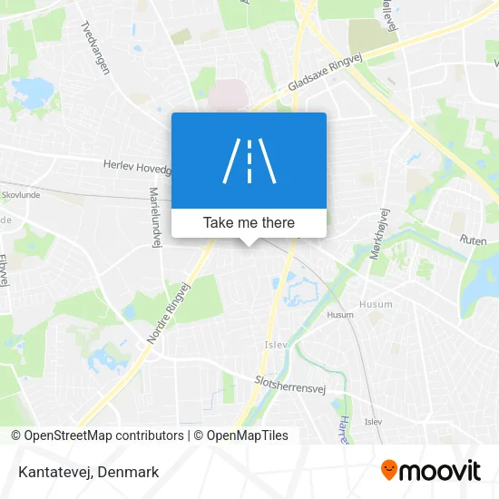 Kantatevej map