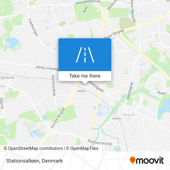 Stationsalleen map