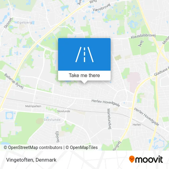 Vingetoften map