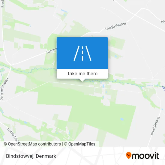 Bindstowvej map