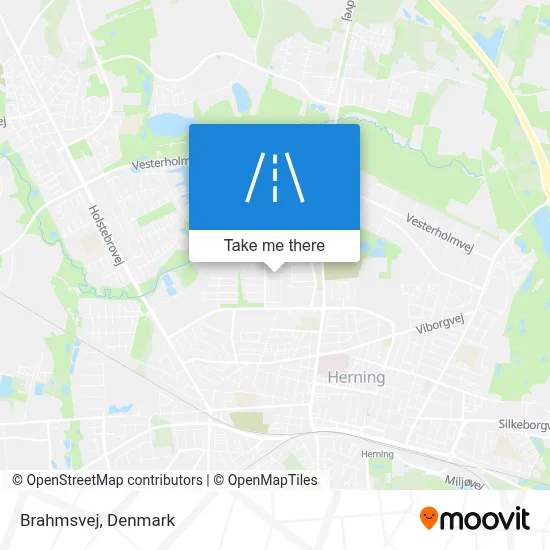 Brahmsvej map