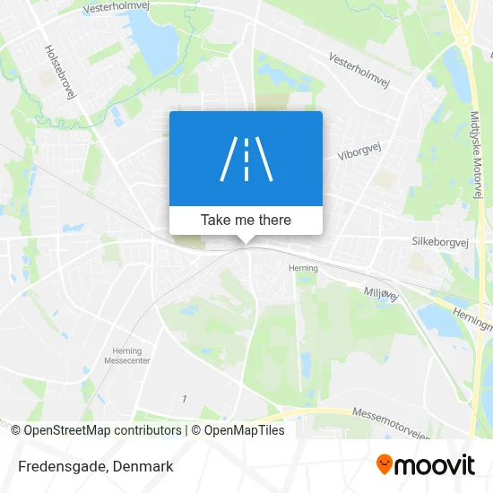 Fredensgade map