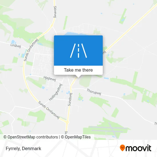 Fyrrely map
