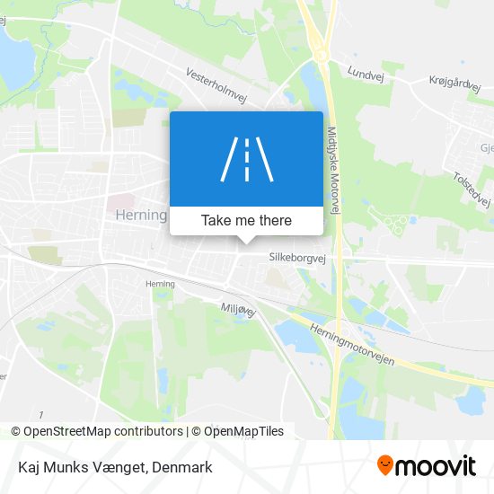 Kaj Munks Vænget map