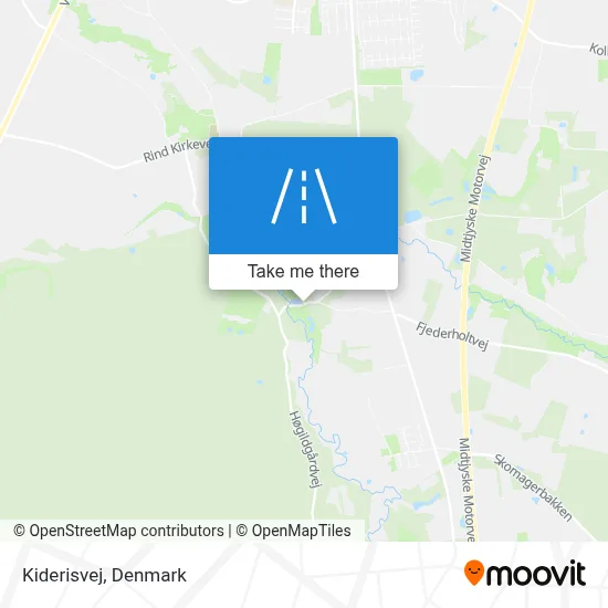 Kiderisvej map