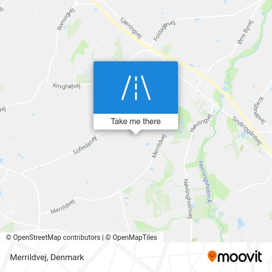 Merrildvej map