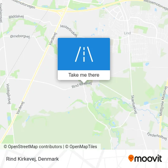Rind Kirkevej map