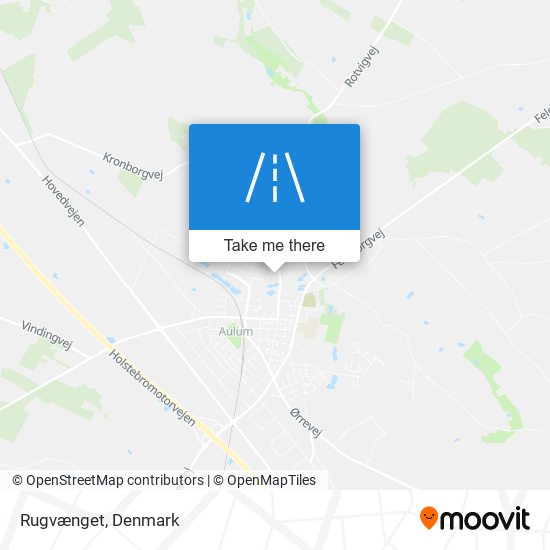 Rugvænget map